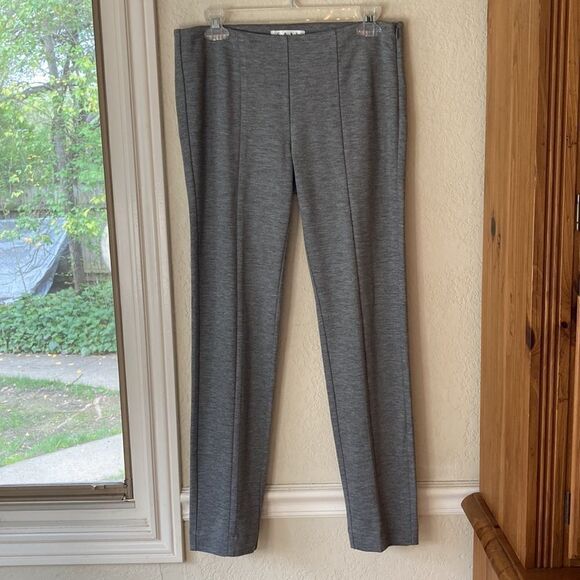 Cabi Newport Side Zip Ponte Knit Gray Slim Leg Style 814 Women’s Size 4 - Picture 5 of 14